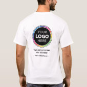 Promotional T-Shirt with Front and Back Logo (Achterkant)