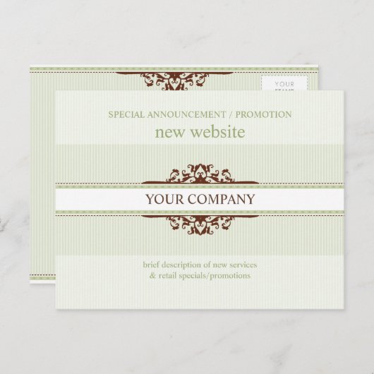 PROMOTIONEEL BRIEFKAART:: goddelijk 3B Briefkaart (Voorkant / Achterkant)