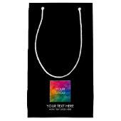 Promotionele aangepaste Sjabloon Jouw tekst Logo h Klein Cadeauzakje (Voorkant)