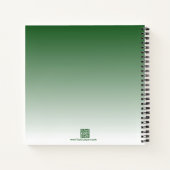 Promotionele Afbeelding Logo Green Lawn Care Notitieboek (Achterkant)