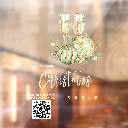 *~* Promotionele AP20-kerstkaart QR Raamsticker (Vel 2)