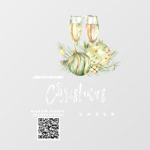 *~* Promotionele AP20-kerstkaart QR Raamsticker (Vel)