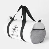 Promotionele Black & White Business Logo Branded Plunjezak (Rechterhoek)