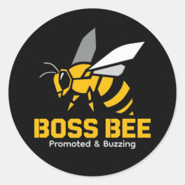 Promotionele Boss's Day Label Bee Sticker