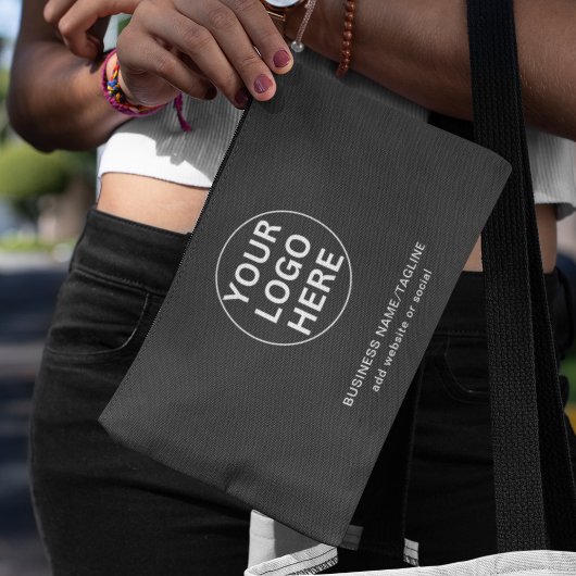 Promotionele Branded Grey Company Professional Log Etui