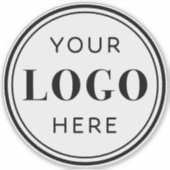 Promotionele Business Logo Bedrijf Branded Auto Sticker (Voorkant)