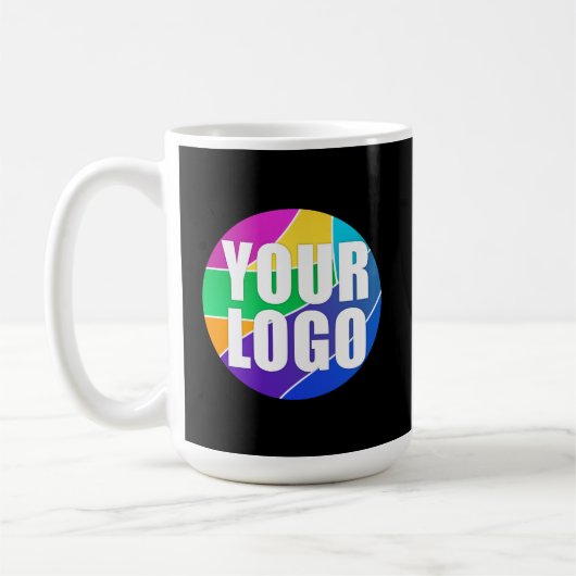 Promotionele Business Logo Corporate Giveaway Blac Koffiemok (Links)
