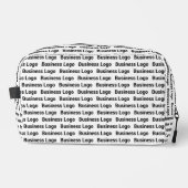 Promotionele Business Logo Zwart Wit Patroon Toilettasje (Voorkant)