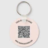 Promotionele Business QR Code Sleutelhanger Sjablo (Voorkant)