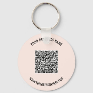 Promotionele Business QR Code Sleutelhanger Sjablo