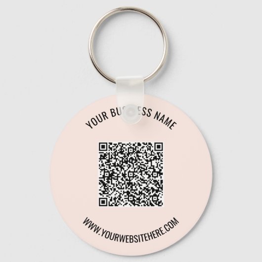 Promotionele Business QR Code Sleutelhanger Sjablo (Voorkant)