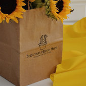 Promotionele Cactus Custom Business, Groot Rubberstempel