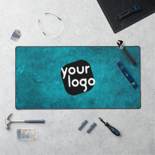 Promotionele  Corporate Uw Logo Blue toevoegen Bureaumat