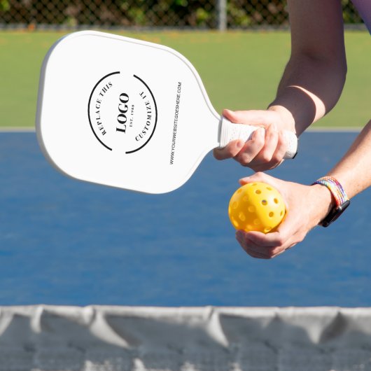 Promotionele Custom Business logo WEBSITE Eenvoudi Pickleball Paddle (Insitu)