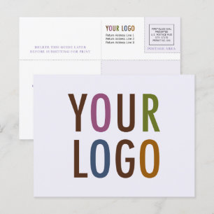 Promotionele Custom Business Postcard Bedrijf Logo Briefkaart