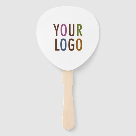 Promotionele Custom Hand Fan met uw Logo & foto Handwaaier (Voorkant)