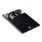 Promotionele Dank je! Cadeau Fotograaf Zwart Notitieboek (Rechterzijde)