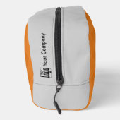 Promotionele Diamond Pattern Grijs Sinaasappel Toilettasje (Rechts)