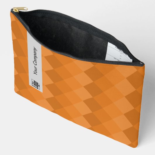 Promotionele Diamond Pattern Grijs Zwart Sinaasapp Etui (Open)