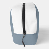 Promotionele Dusty Blue Business Logo & Tekst Toilettasje (Rechts)