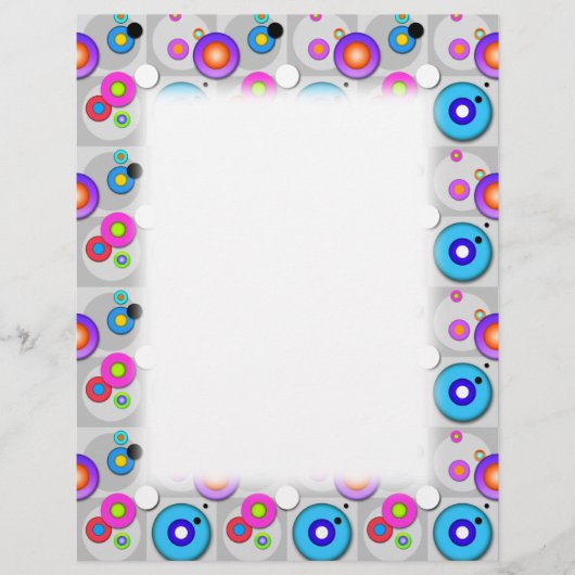 Promotionele FLYER - Pop Art CIRCLES ONTWERP (Voorkant)