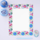 Promotionele FLYER - Pop Art CIRCLES ONTWERP (Enkel)