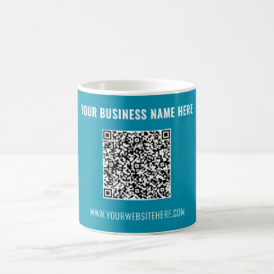 Promotionele Gebrandmerkte QR Code Koffiemok Voorb