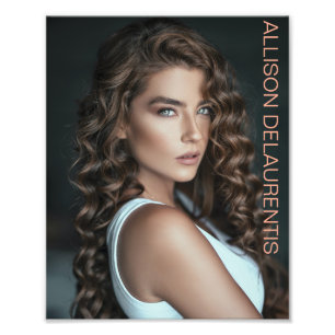Promotionele headshots   Moderne Actor Foto Print Afdruk