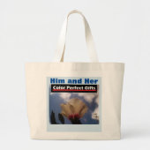 Promotionele hem en haar grote tote bag (Voorkant)