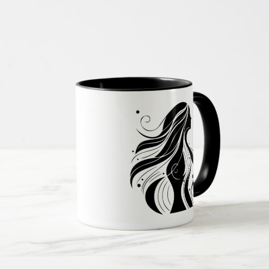 Promotionele Latte Mok Custom Business Logo Brande (Voorkant rechts)