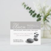 PROMOTIONELE Life Coach advertentie Briefkaart (Staand voorkant)