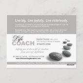 PROMOTIONELE Life Coach advertentie Briefkaart (Achterkant)