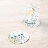 Promotionele Logo Latitude-langwerpige FLORIDA-kaa Ronde Kartonnen Onderzetter (Insitu)