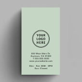 Promotionele Logo QR Code Sage Visitekaartje