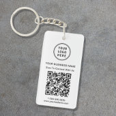 Promotionele Logo QR-code Sleutelhanger