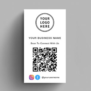 Promotionele Logo QR Code Visitekaartje