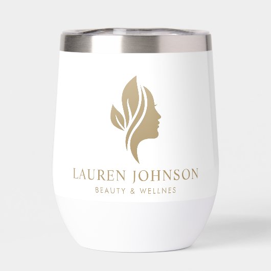 Promotionele Logo Wellness Beauty Business Water (Achterkant)