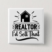 Promotionele makelaar Real Estate Button (Voorkant)