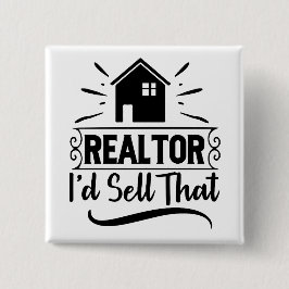 Promotionele makelaar Real Estate Button