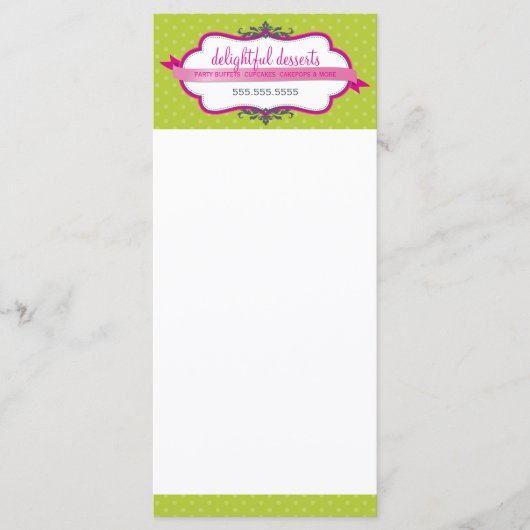 PROMOTIONELE MARKETING KAART logo stijlvolle roze  (Voorkant)