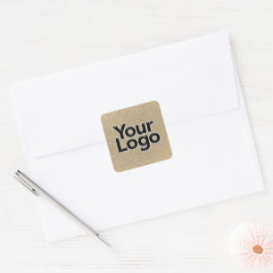 Promotionele Marketing Logo Kleine Zakelijke Eigen Vierkante Sticker