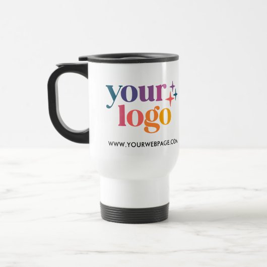 Promotionele Modern Business Logo Travel Mug Reisbeker (Links)