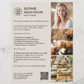 Promotionele Modern Custom Logo QR Event Planner Flyer (Voorkant)