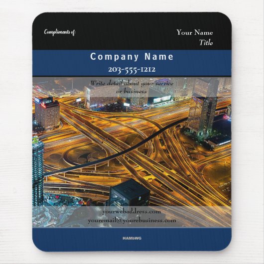 Promotionele Mousepad Architecture HAMbyWG Muismat (Voorkant)