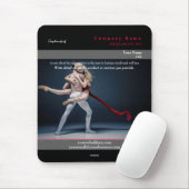 Promotionele Mousepad Ballet Theme - HAMbyWG Muismat (Met muis)