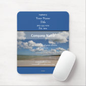 Promotionele Mousepad Cloudy Beach - HAMbyWG Muismat (Met muis)