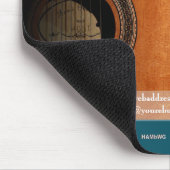 Promotionele Mousepad Half Guitar - HAMbyWG Muismat (Hoek)