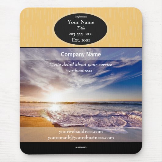 Promotionele Mousepad Shore - HAMbyWG Muismat (Voorkant)