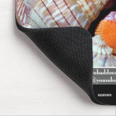 Promotionele Mousepad White Flower. Thema - HAMbyW Muismat (Hoek)