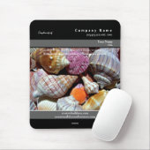 Promotionele Mousepad White Flower. Thema - HAMbyW Muismat (Met muis)